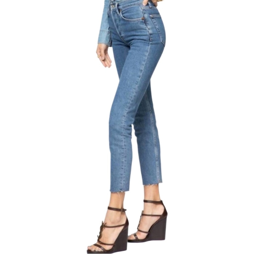 RE/DONE 90s High Rise Ankle Crop Jeans
